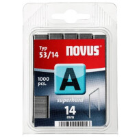 Spony &quot;A&quot; NOVUS typ 53/ 14 mm super tvrdé /1000 ks