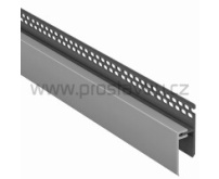 Ukončovací U profil 2-dílný vrchní větrací KERRAFRONT FS-262 - 05 světle šedá (Light Grey) /3 m