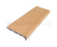 Parapet vnitřní plastový DECOSILL PP2600 - 600 mm - 1036 buk