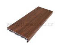 Parapet vnitřní plastový DECOSILL PP2150 - 150 mm - 1042 ořech