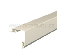 Rohový profil DECO SIDING SV-12 - 02 krémová /3,05 m