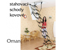 Skládací půdní schody Oman Nůžkové