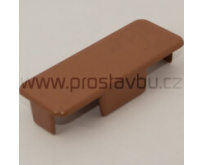 Krytka rovná pro plotovku 80x32 mm Modular P1807 - 160 zlatý dub