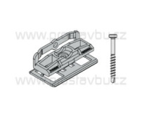 PVC spona P9540 + šroub P9538 - Twinson P9483  /SET 1+1 ks