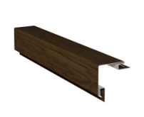 Rohový profil široký WOOD SIDING SV-12 - 64 ořech /3,05 m