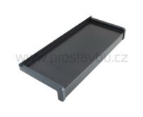 Parapet venkovní hliníkový ohýbaný EKONOMIK PA5240 - 240 mm - 06 antracitová šedá