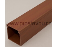 Zakrývací profil s uzávěrem 40x40mm Modular P6114 - 111 třešeň