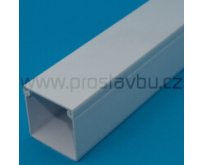 Zakrývací profil s uzávěrem 40x40mm Modular P6114 - 001 bílá