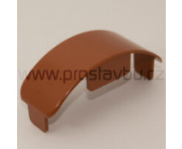 Krytka oblá pro plotovku 80x32 mm Modular P4130 - 111 třešeň