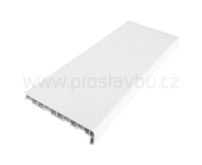 Parapet vnitřní plastový DECOSILL PP2150 - 150 mm - 1031 bílá hladká