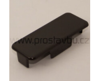 Krytka rovná pro plotovku 80x32 mm Modular P1807 - 008 palisandr