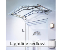 Vchodová stříška sedlová Polymer, Lightline L