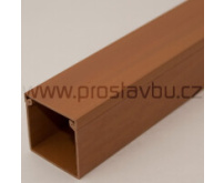 Zakrývací profil s uzávěrem 40x40mm Modular P6114 - 160 zlatý dub