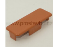 Krytka rovná pro plotovku 80x32 mm Modular P1807 - 111 třešeň